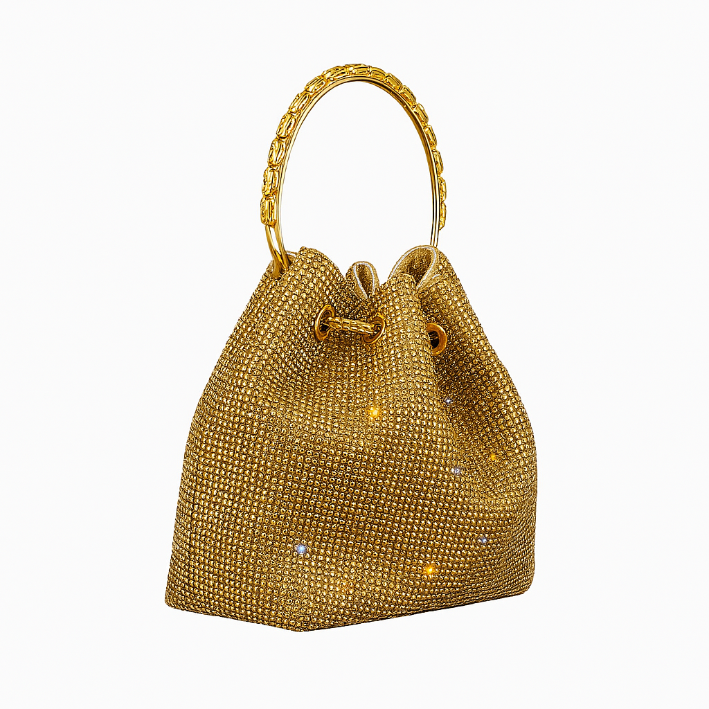 Mirena Gold Luxe Bag