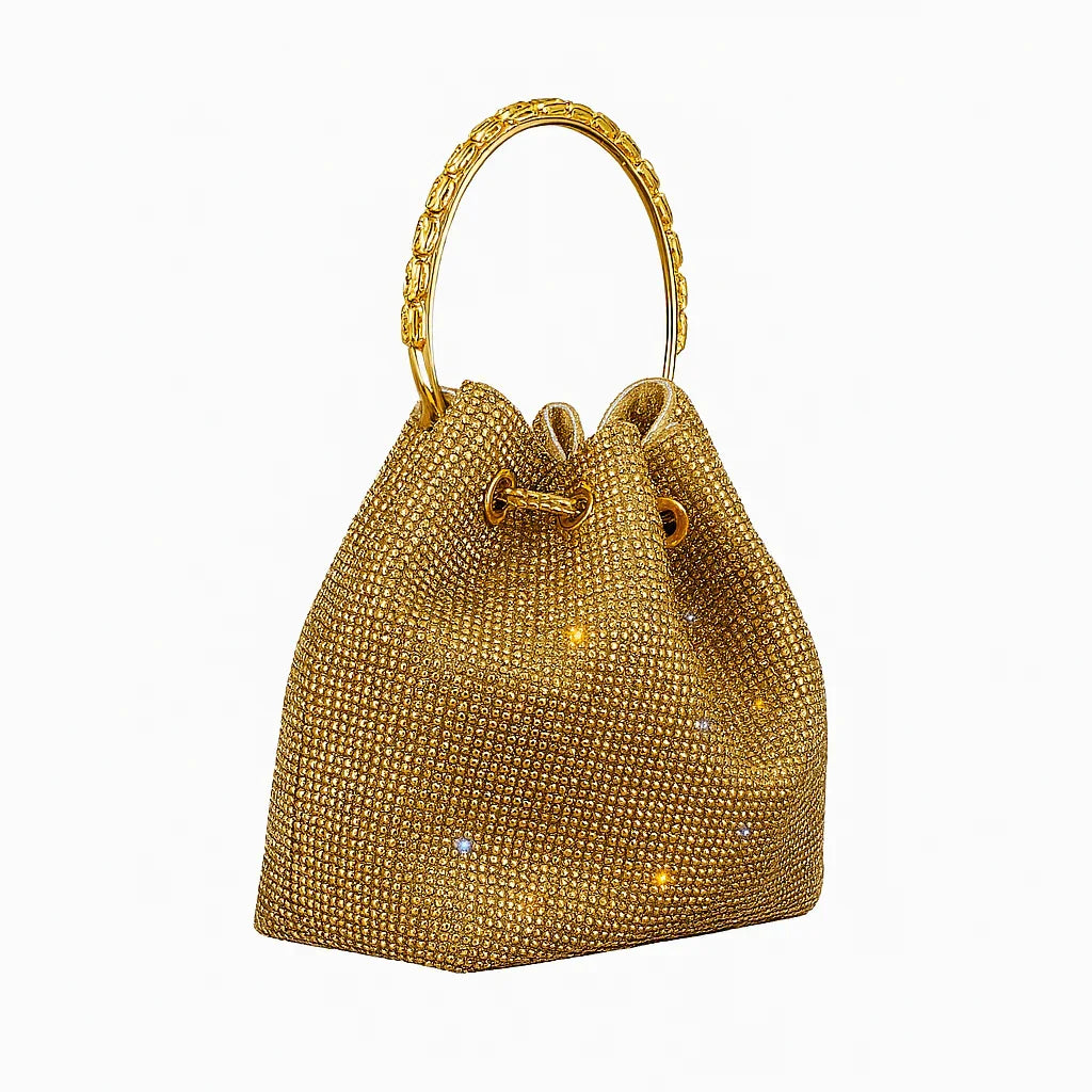 Mirena Gold Luxe Bag