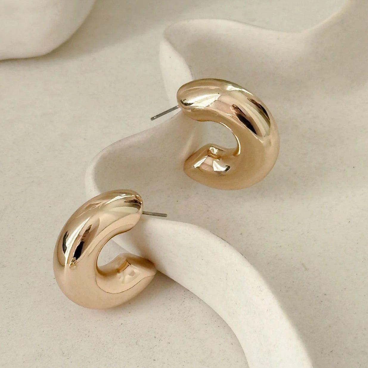 Serenity Gold Earrings