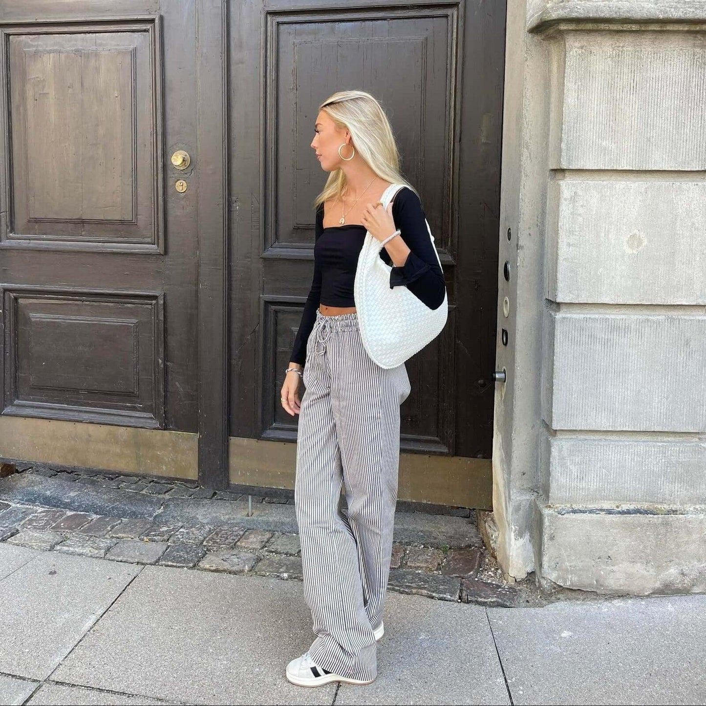 Brianna Luxe Braided Tote