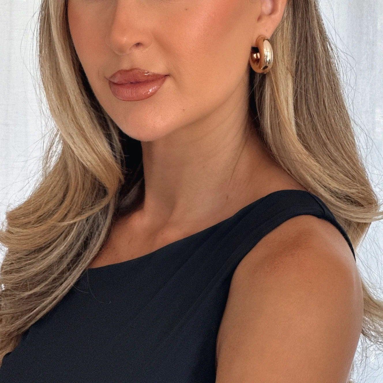 Serenity Gold Earrings