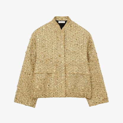 Sequined Oversized Coat