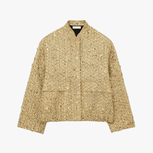 Sequined Oversized Coat