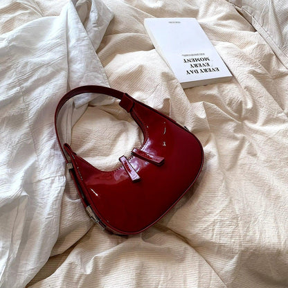 Retro Half-Moon Bag