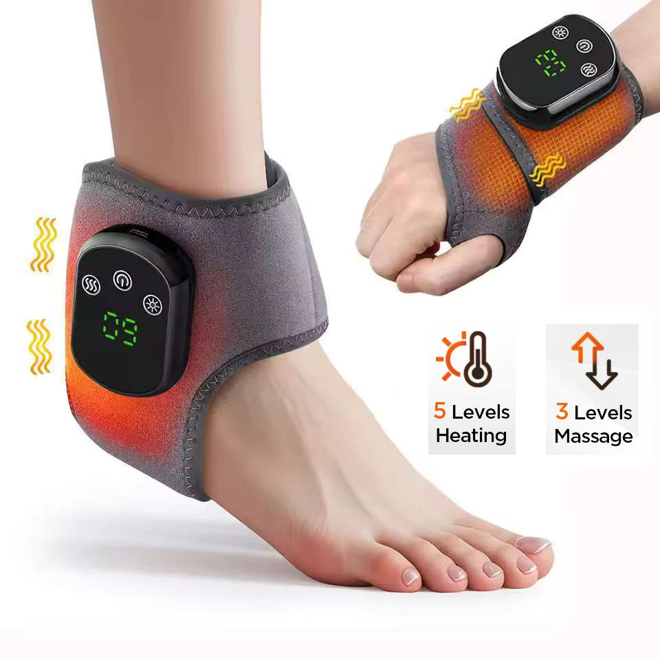 Electric Heating Wrist Guard Vibration Massage Hot Compress