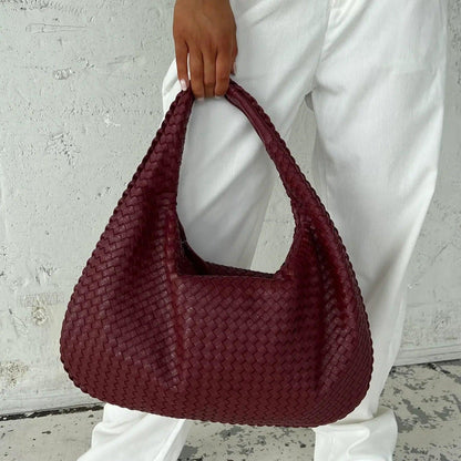 Brianna Luxe Braided Tote