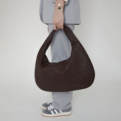 Brianna Luxe Braided Tote