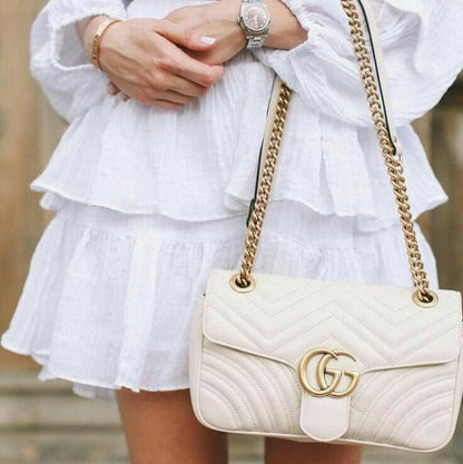 Giselle Gold Quilted Bag