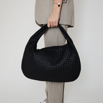 Brianna Luxe Braided Tote